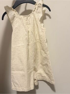 Zara Eyelet Sleeveless Romper